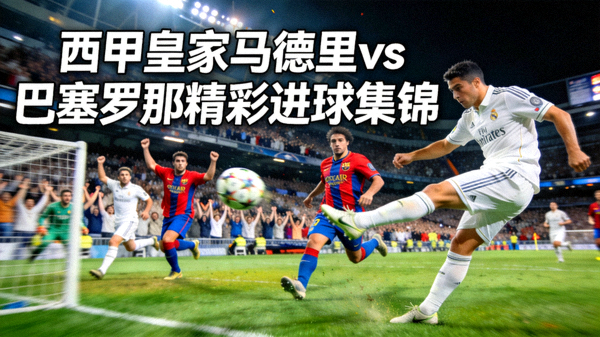 西甲皇家马德里对阵巴塞罗那精彩进球集锦